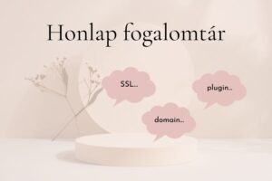 Honlap fogalomtár